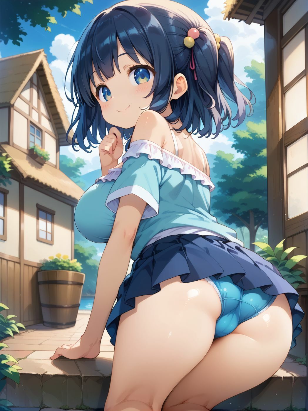 サンプル画像6:田舎にいる妹がいろいろ育っていたのでエッチしてみた 「お兄ちゃんはここが気持ちいい？」(nes_aiart) [d_561886]