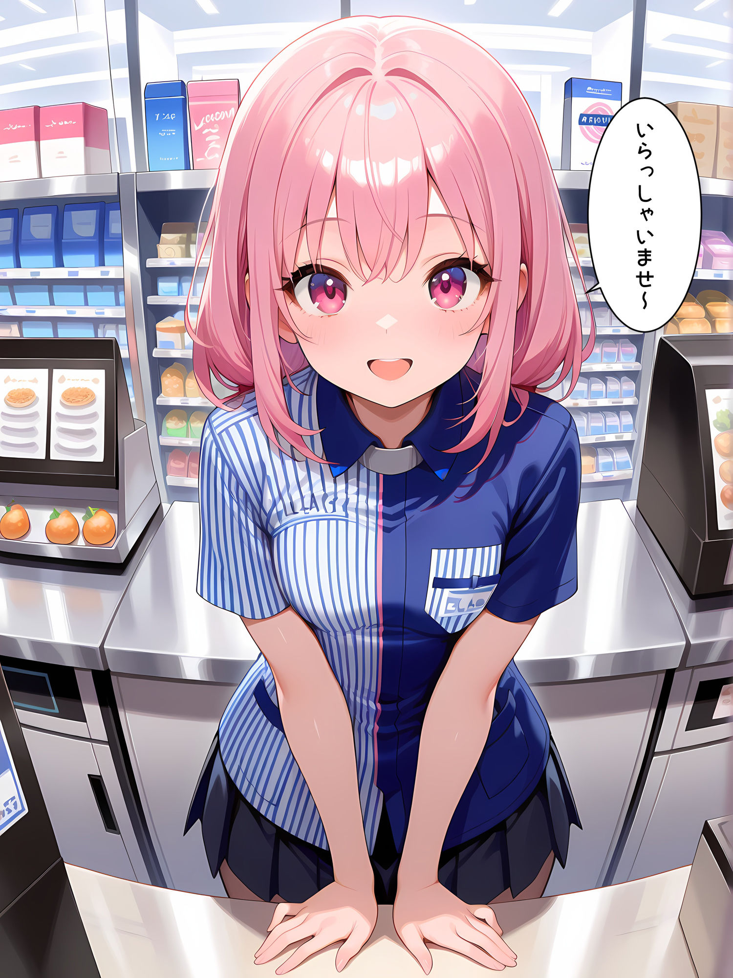 サンプル画像1:催○使ってコンビニでヤりたい放題！2(にょすらもっち) [d_561944]