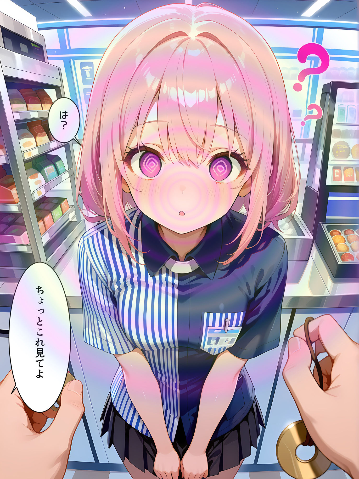 サンプル画像2:催○使ってコンビニでヤりたい放題！2(にょすらもっち) [d_561944]