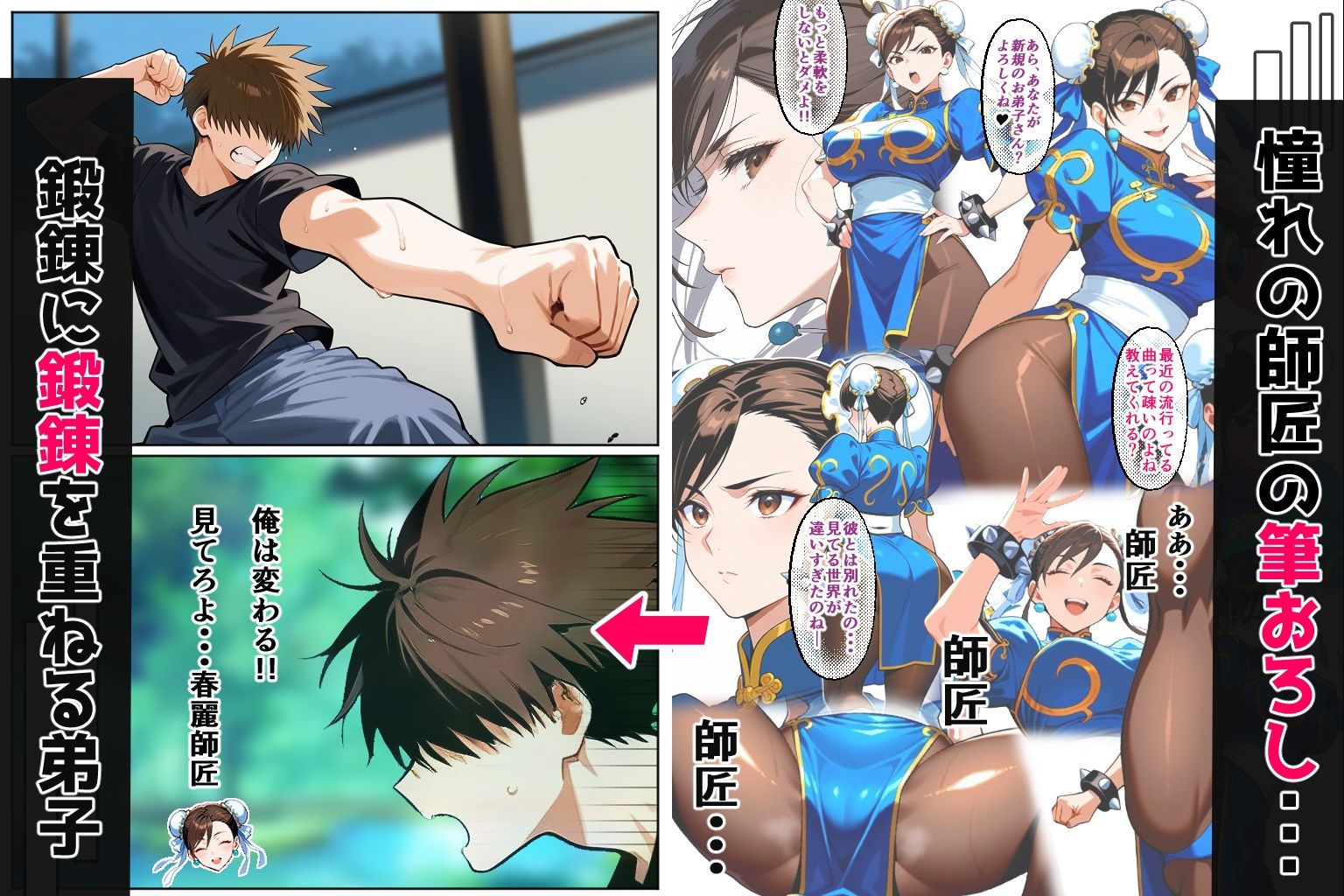 サンプル画像5:師匠、頂きます！！（CG・マンガ総数409p）(Sakaki IndustryAI（2D）) [d_562014]