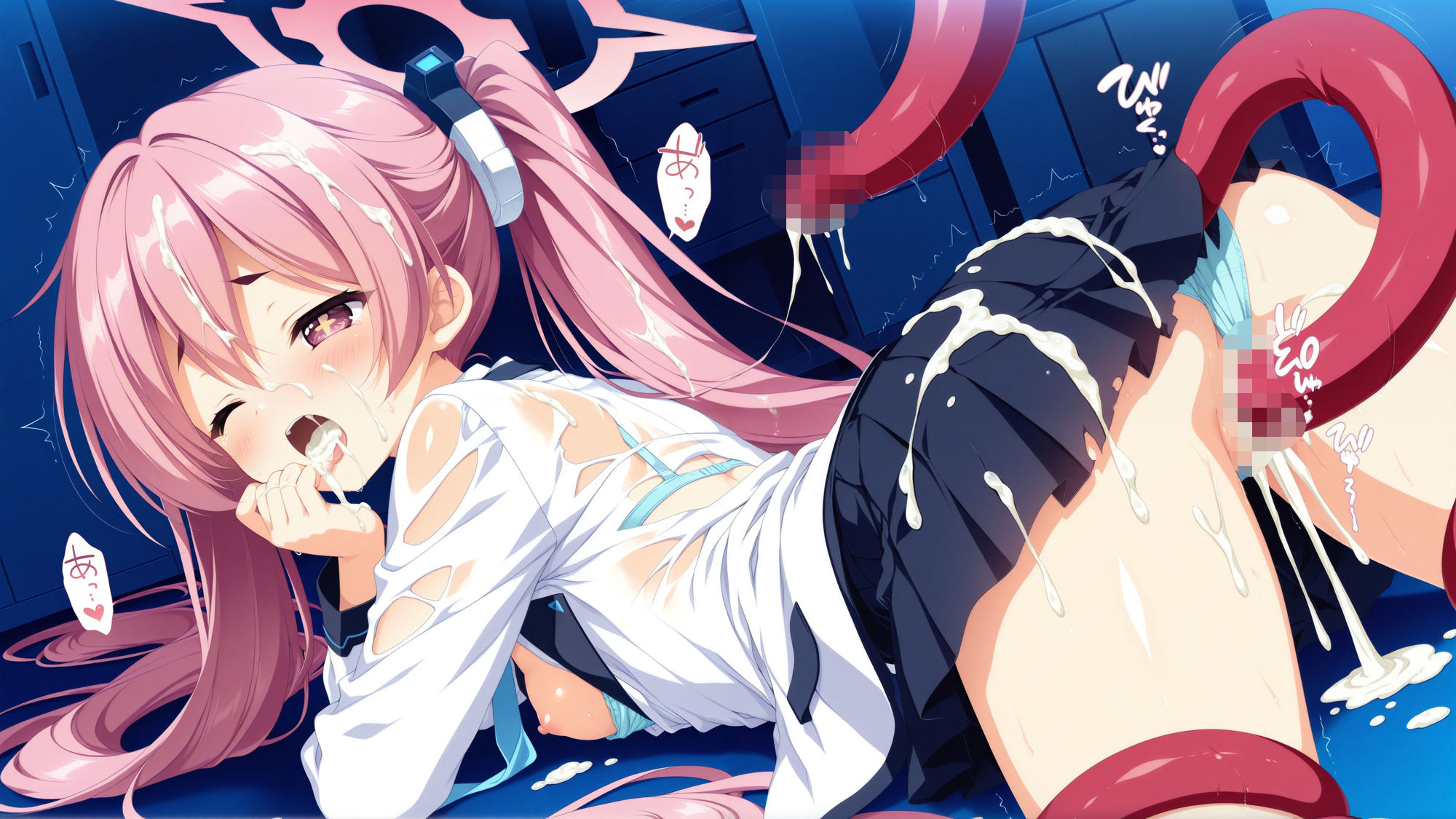 サンプル画像1:触手に囚われた少女達 〜ブルアカ編〜 Vol.6(星のアトリエ) [d_562054]