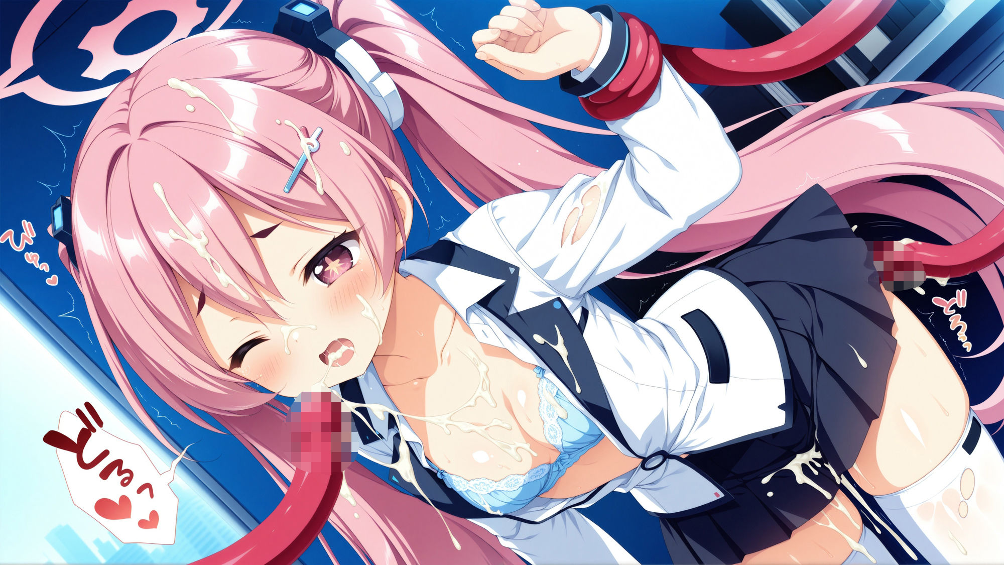 サンプル画像3:触手に囚われた少女達 〜ブルアカ編〜 Vol.6(星のアトリエ) [d_562054]