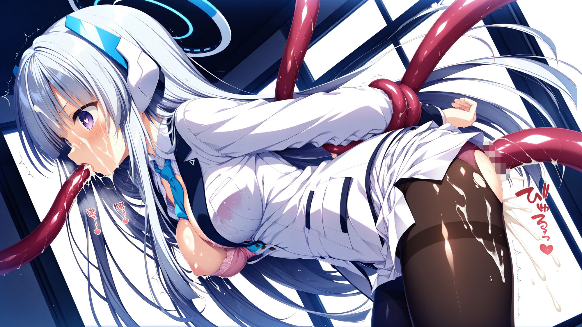 サンプル画像4:触手に囚われた少女達 〜ブルアカ編〜 Vol.6(星のアトリエ) [d_562054]