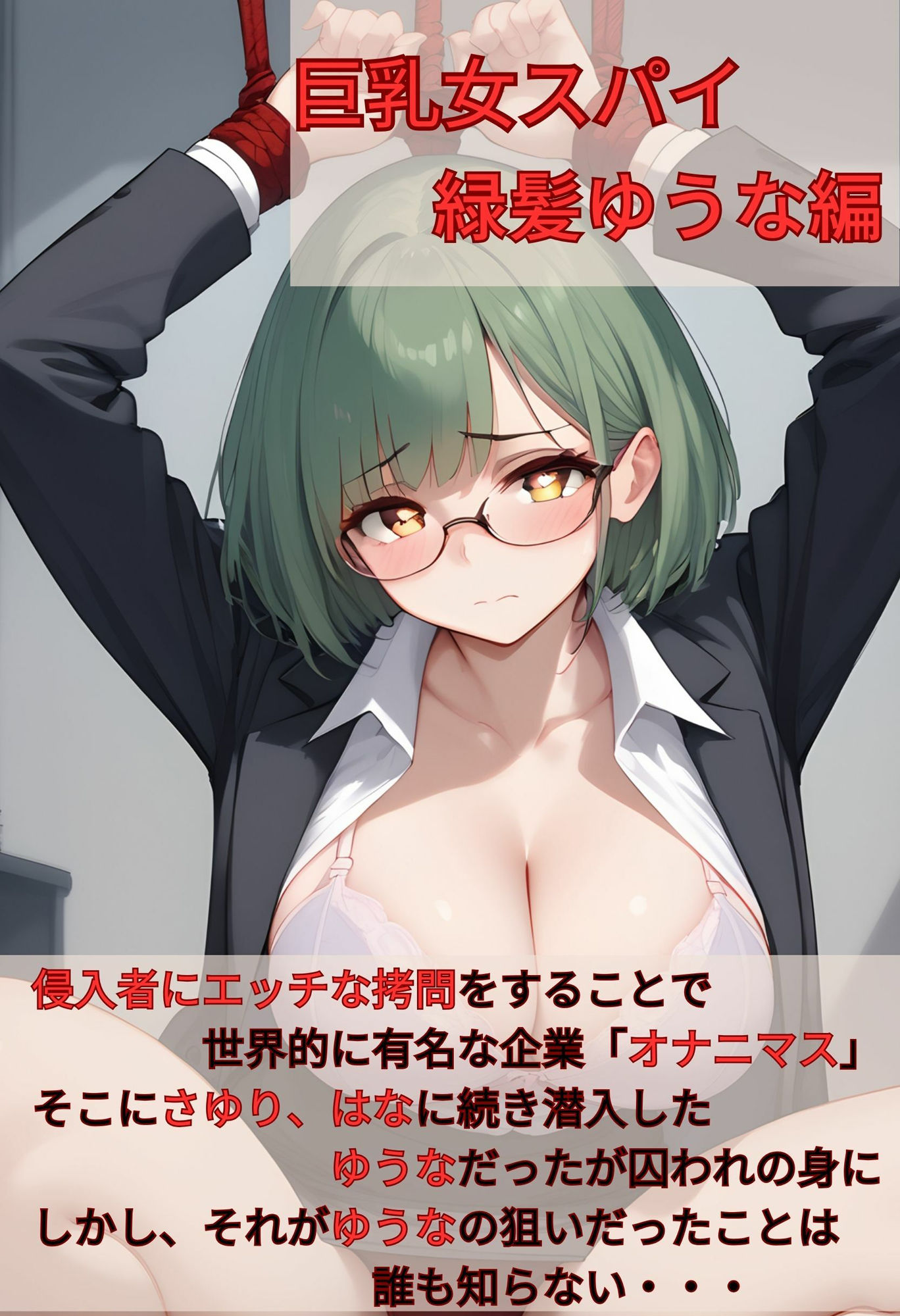 サンプル画像1:巨乳スパイ  捕まるのは計画通り！？  緑髪ゆうな編(いろうさぎ) [d_562135]