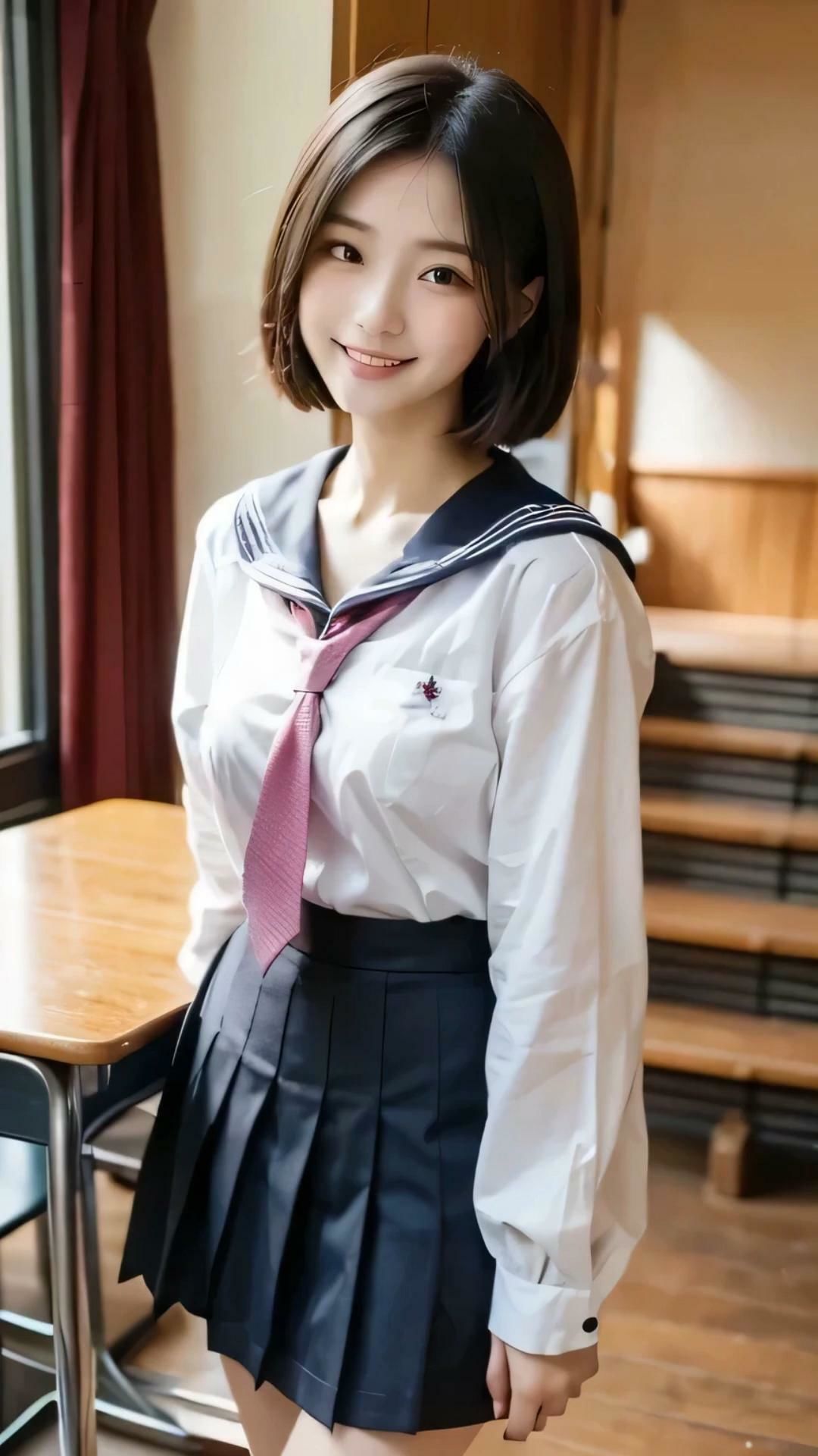 実写系女子校生のトップレスダンス動画5 画像5