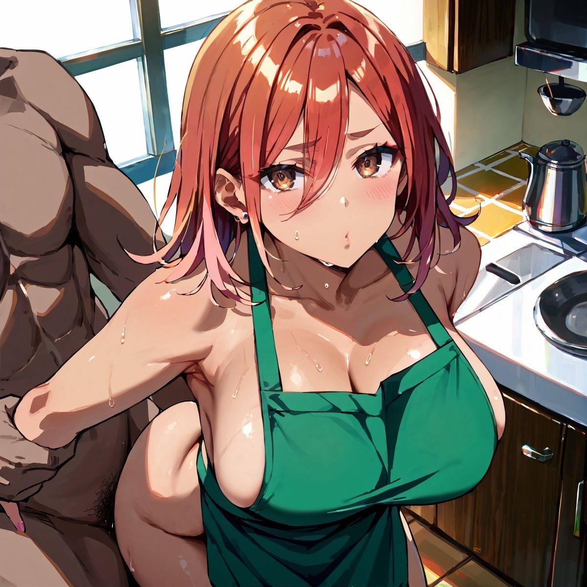 黒ギャル裸エプロンH!【厳選画像377枚】Vol.1 画像7
