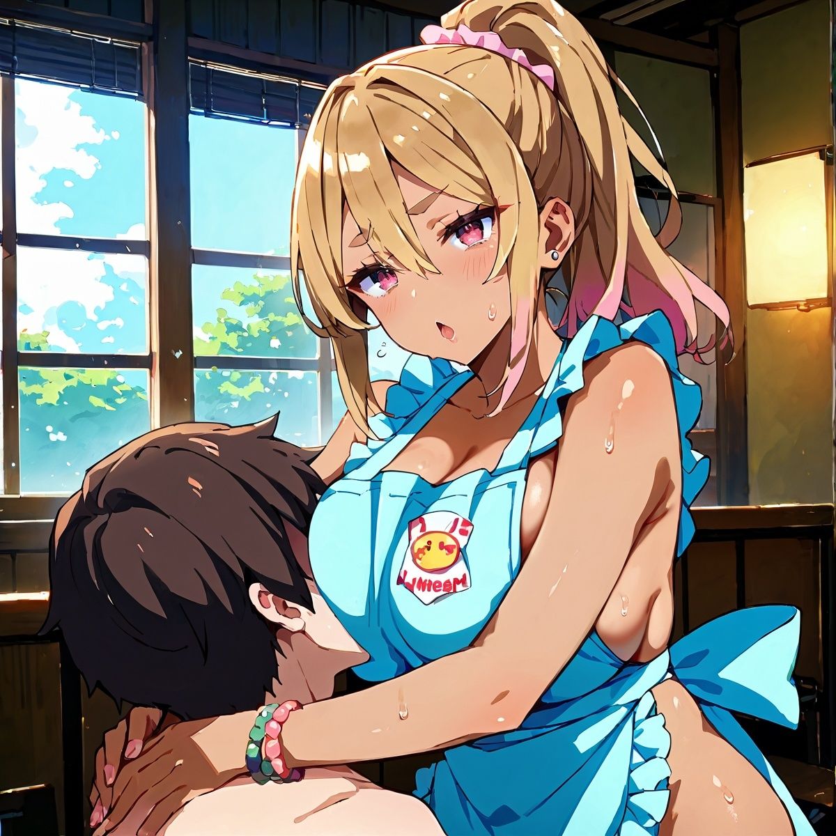 黒ギャル裸エプロンH!【厳選画像377枚】Vol.1 画像9