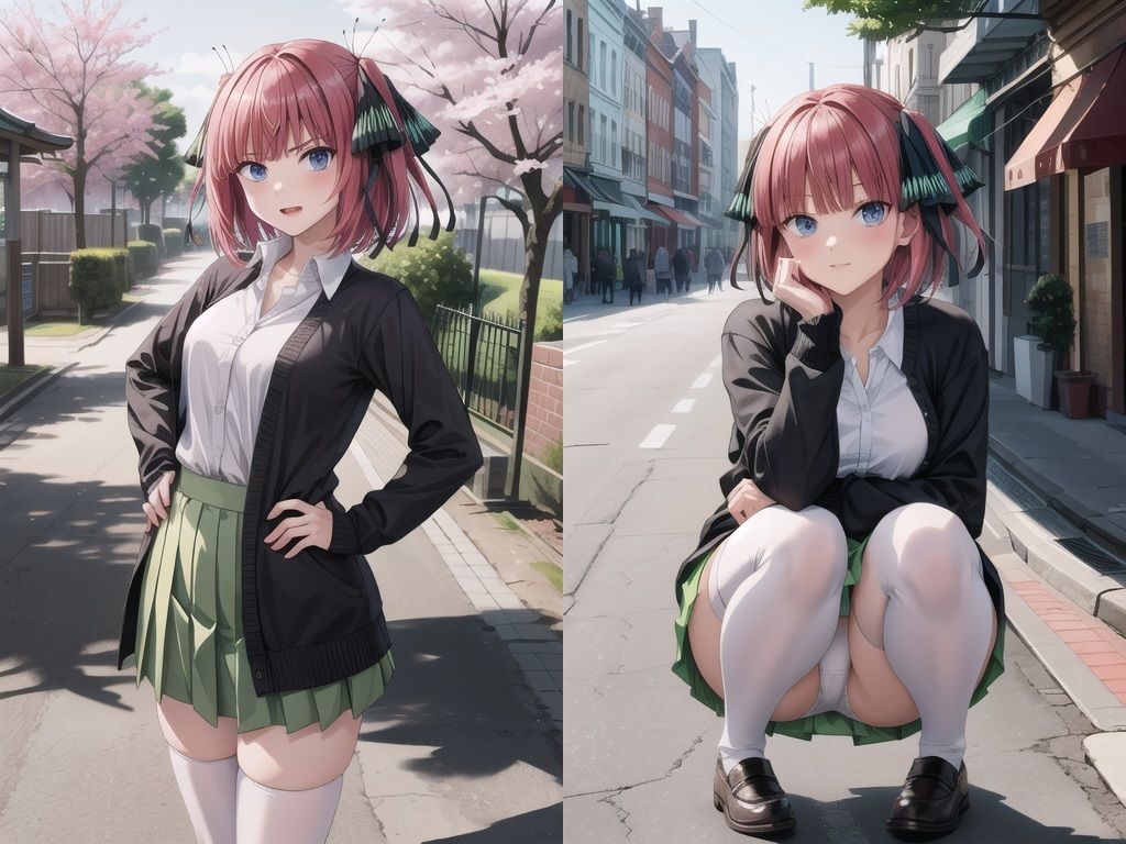 サンプル画像1:美少女イラスト集〜中〇二乃編〜(ビスコ) [d_562165]