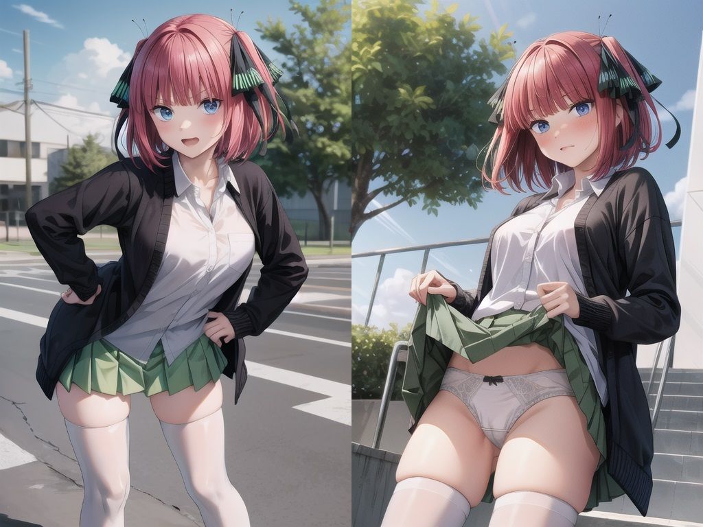 サンプル画像2:美少女イラスト集〜中〇二乃編〜(ビスコ) [d_562165]