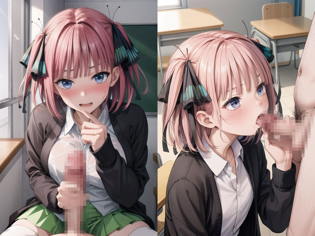 サンプル画像3:美少女イラスト集〜中〇二乃編〜(ビスコ) [d_562165]