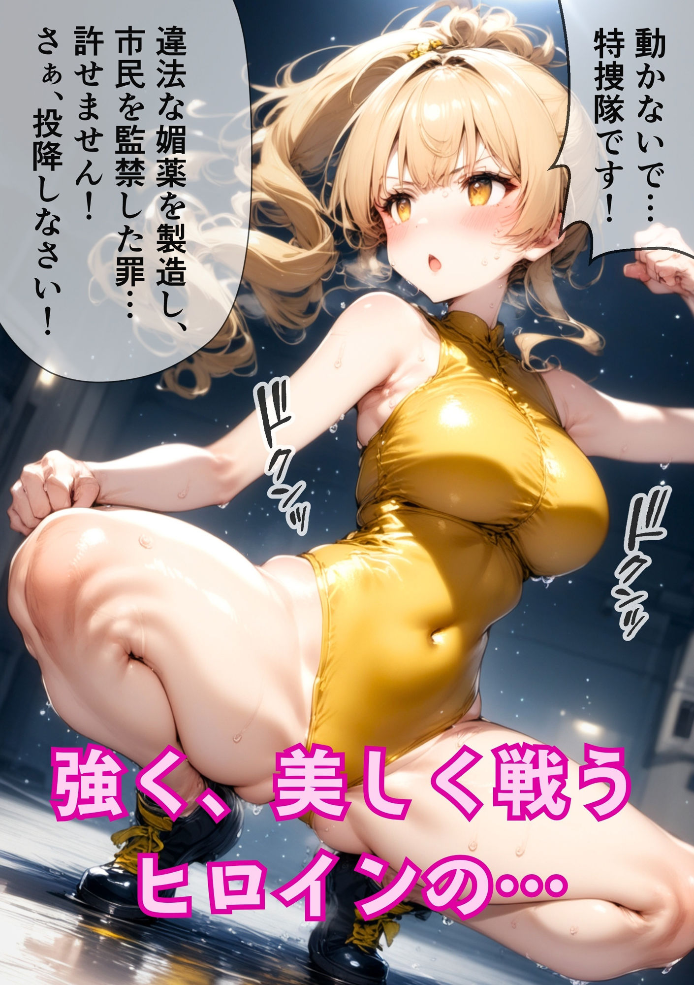 サンプル画像1:テンタクソロジー  Act02:美乳特捜隊  制圧ミッション(manabu) [d_562174]