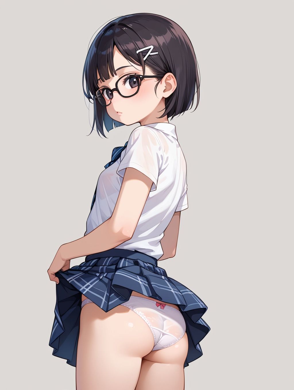 サンプル画像1:地味で眼鏡でエッチな娘の誘惑(うさきつね) [d_562179]