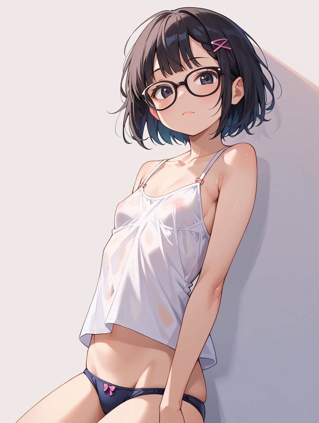 サンプル画像2:地味で眼鏡でエッチな娘の誘惑(うさきつね) [d_562179]