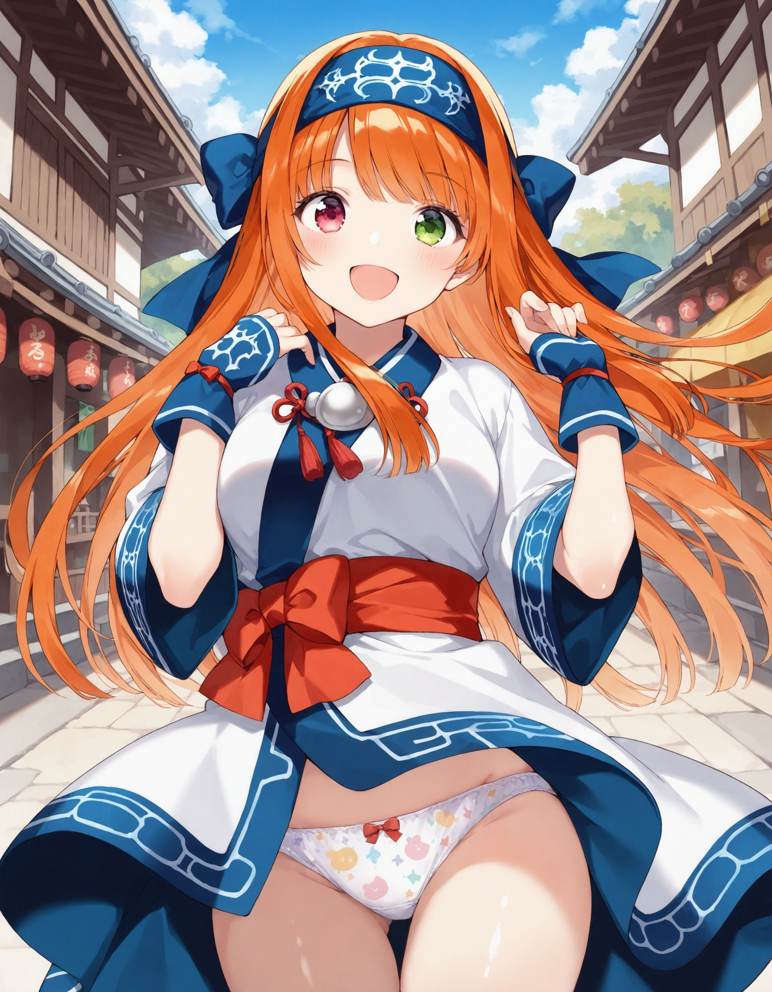 アイヌ風コスでパンチラ 画像2