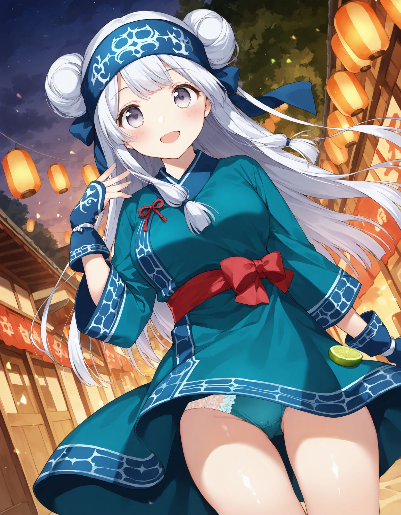 アイヌ風コスでパンチラ 画像4