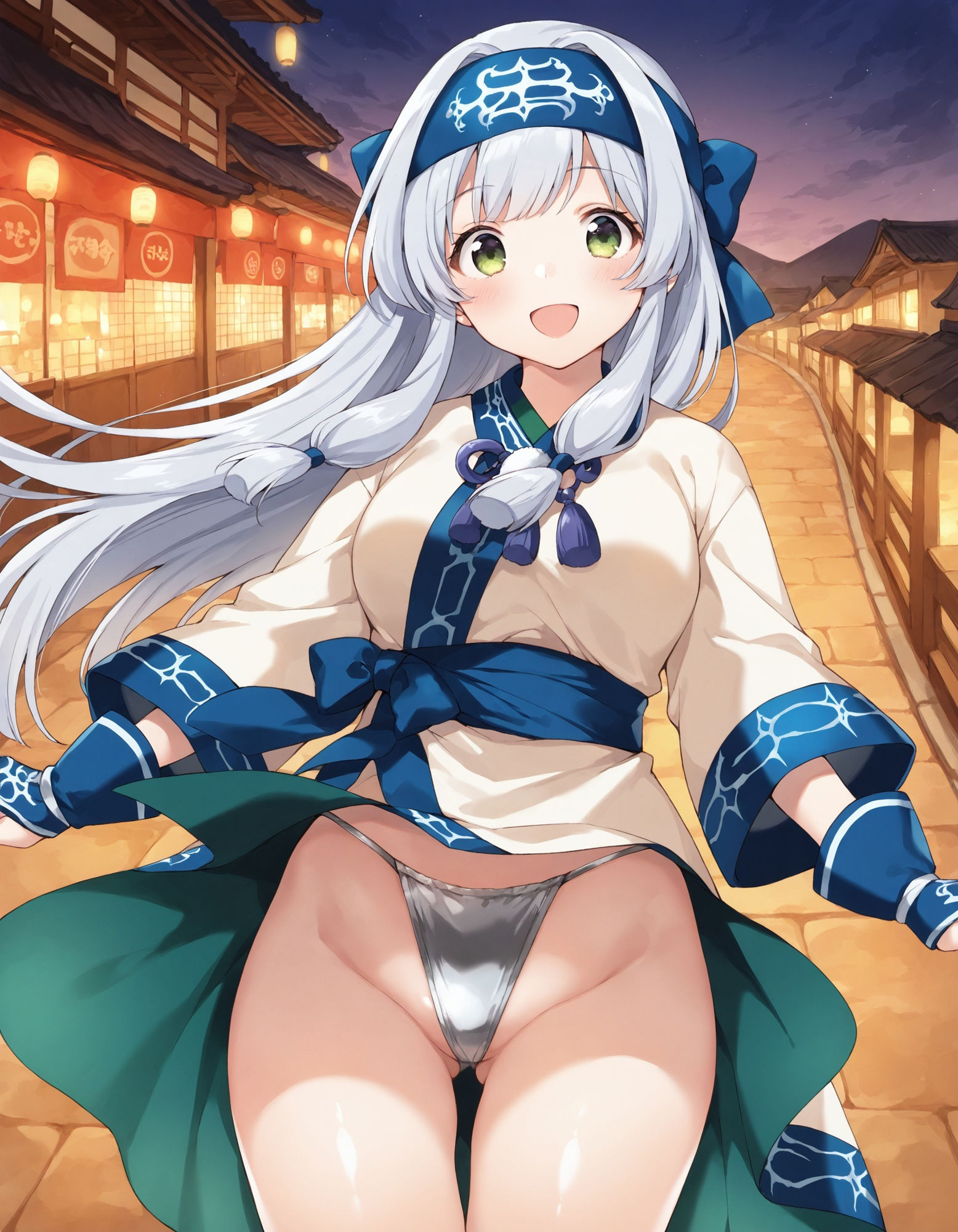 アイヌ風コスでパンチラ 画像7