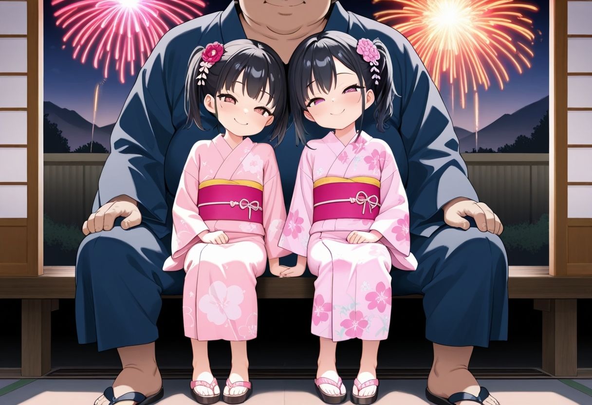 サンプル画像1:おじさんと禁断の夏休み(秘密の小部屋) [d_562200]