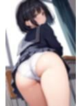 ボブ女子のパンティー【500枚】