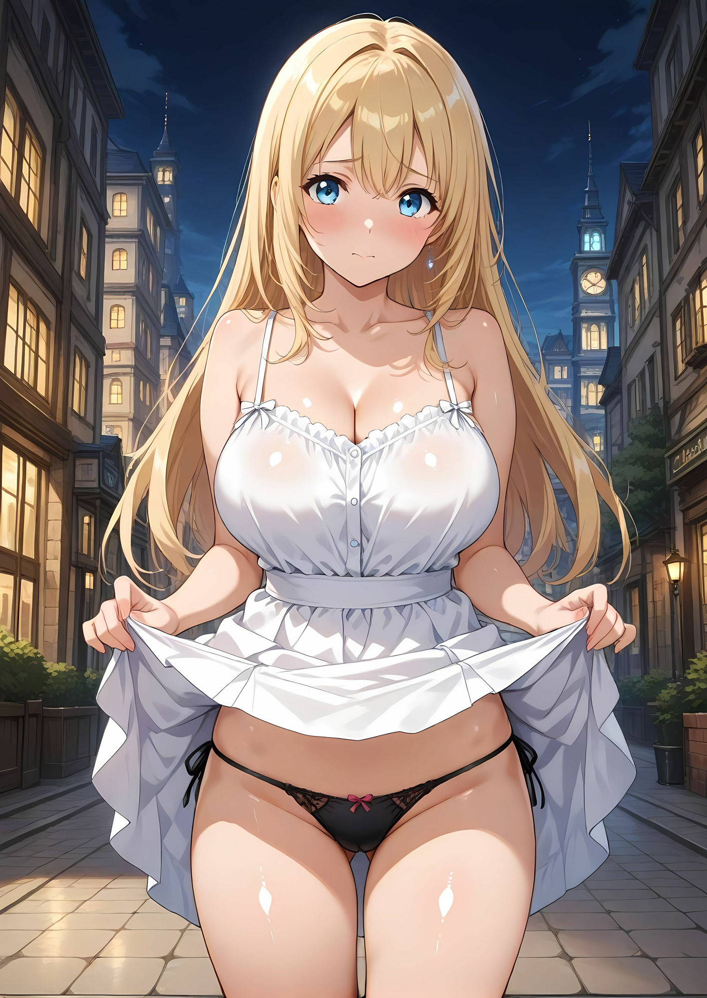 サンプル画像4:10，000円の街頭交渉(おはなみ) [d_562252]