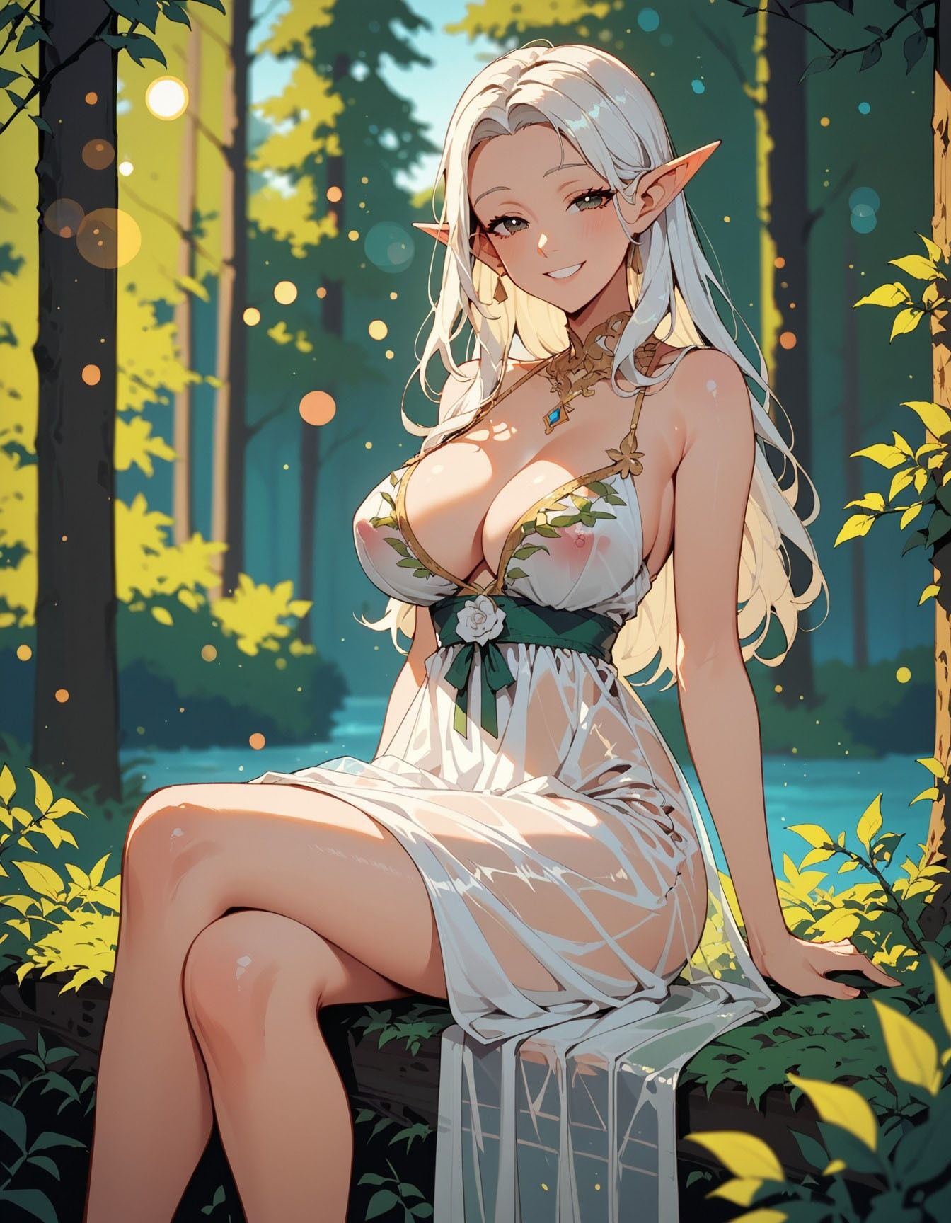 サンプル画像1:ヤリステドスケベエルフ(AI美女2.5) [d_562253]