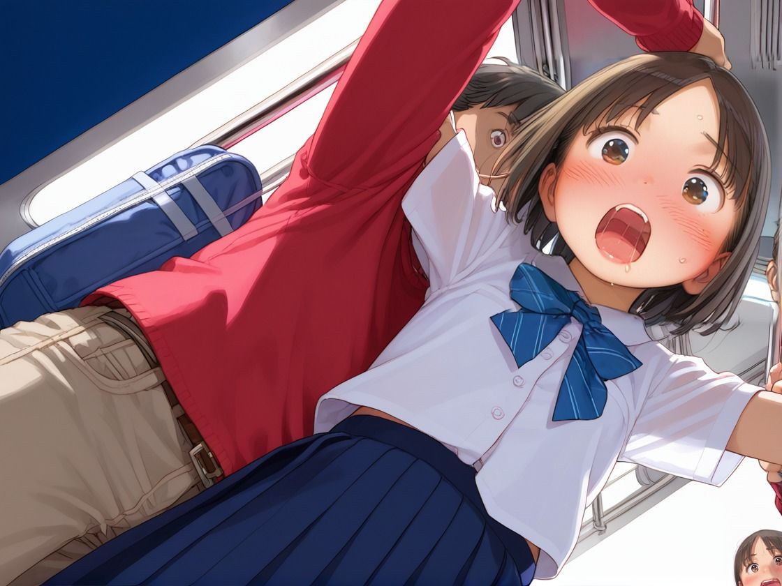 妹の初体験 電車痴● 画像1