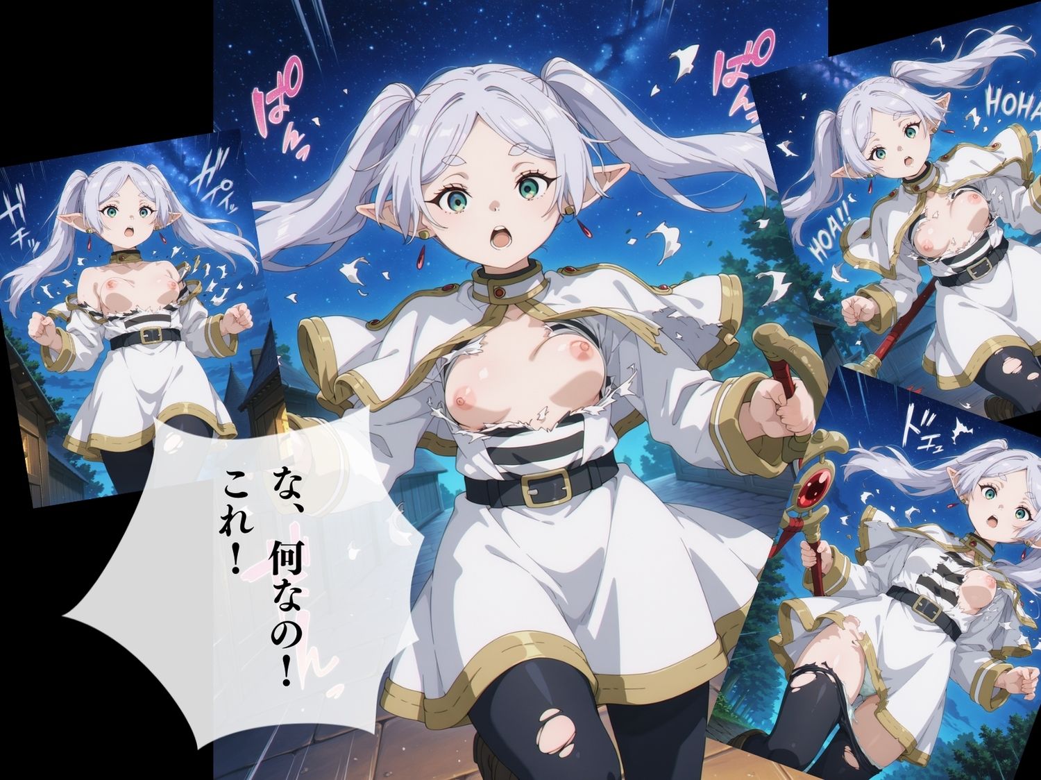 サンプル画像4:【完全敗北】支配された魔法使い 〜フリ●レン、催●の罠〜(種きゅん☆ハーレム計画) [d_562313]