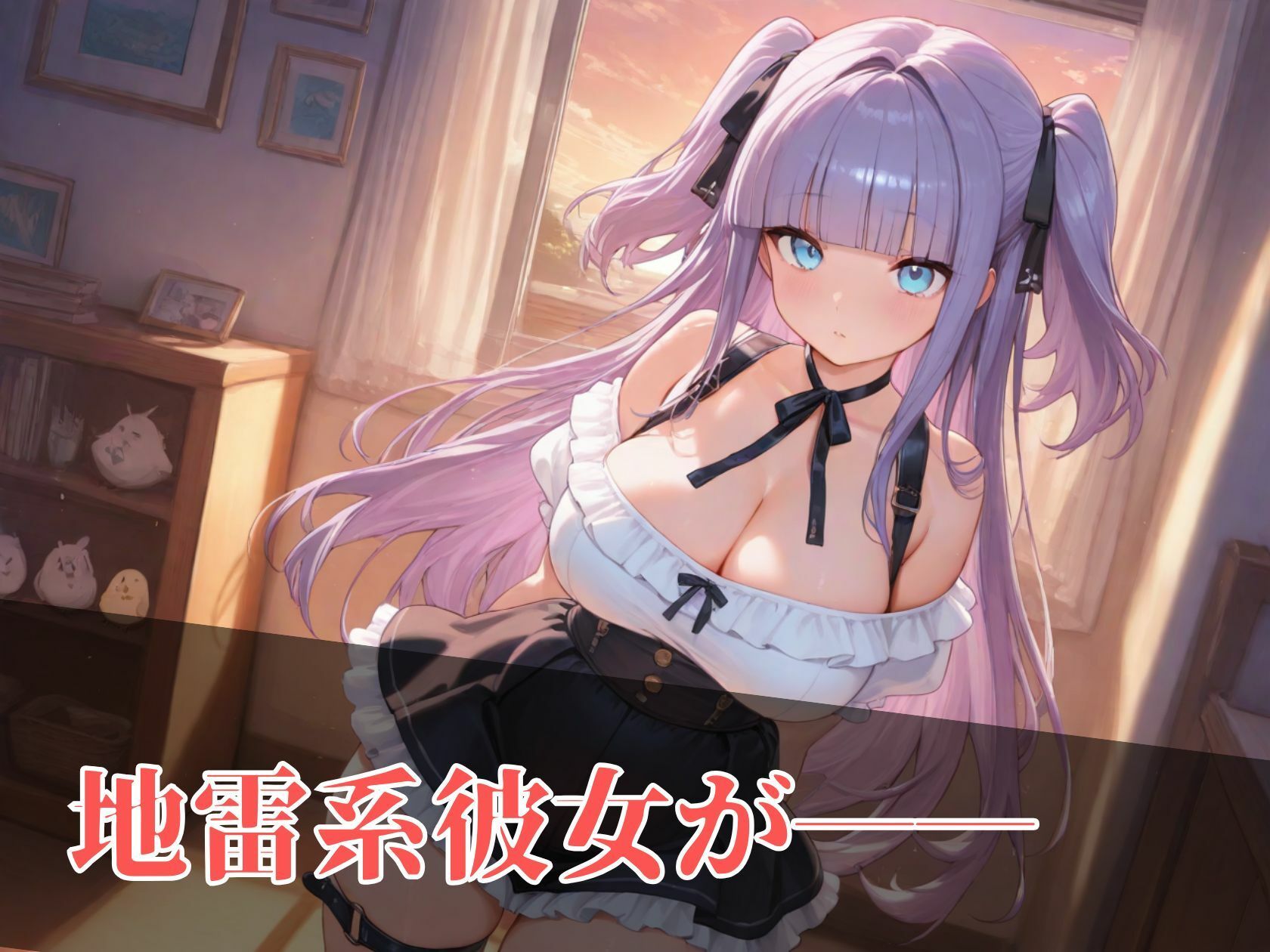 サンプル画像1:地雷系彼女とのSEX日記(じすとん部屋) [d_562320]