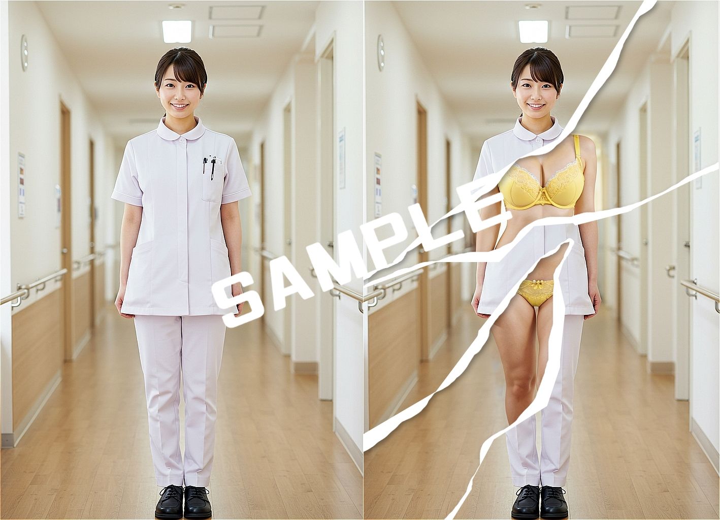 サンプル画像3:妄想図鑑vol.1〜欲望と幻想の標本室―見たいのに、見えない。──だから、透かしました〜(アダルトコンテンツ3D作成工房) [d_562337]