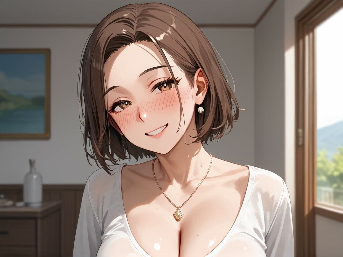 神乳人妻の寝取り誘惑 画像7