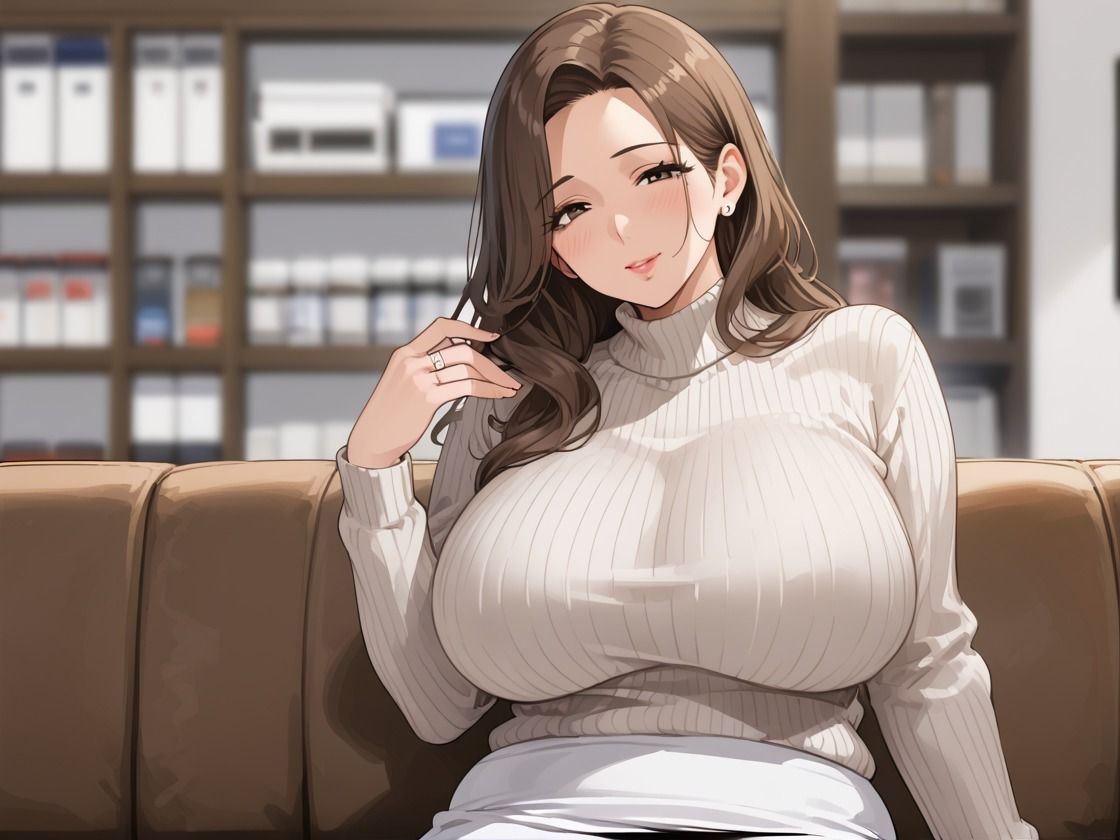 義母と密室で汗だくセックス 画像1