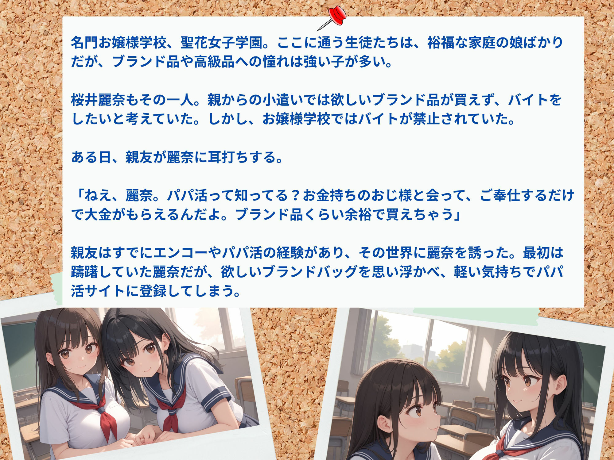 サンプル画像1:初めてのパパ活はカーセックス(パンプキンちゃん) [d_562586]