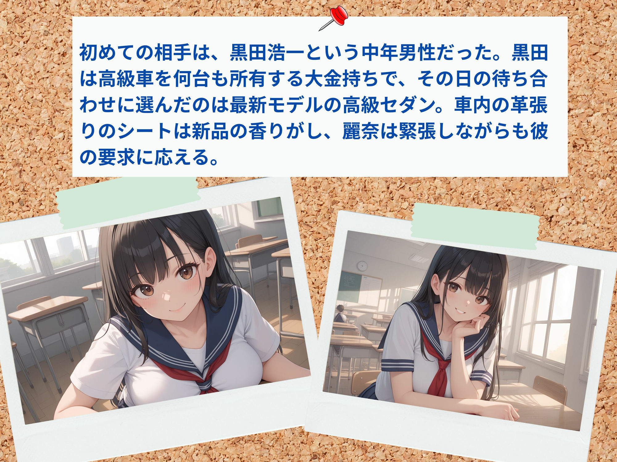 サンプル画像2:初めてのパパ活はカーセックス(パンプキンちゃん) [d_562586]