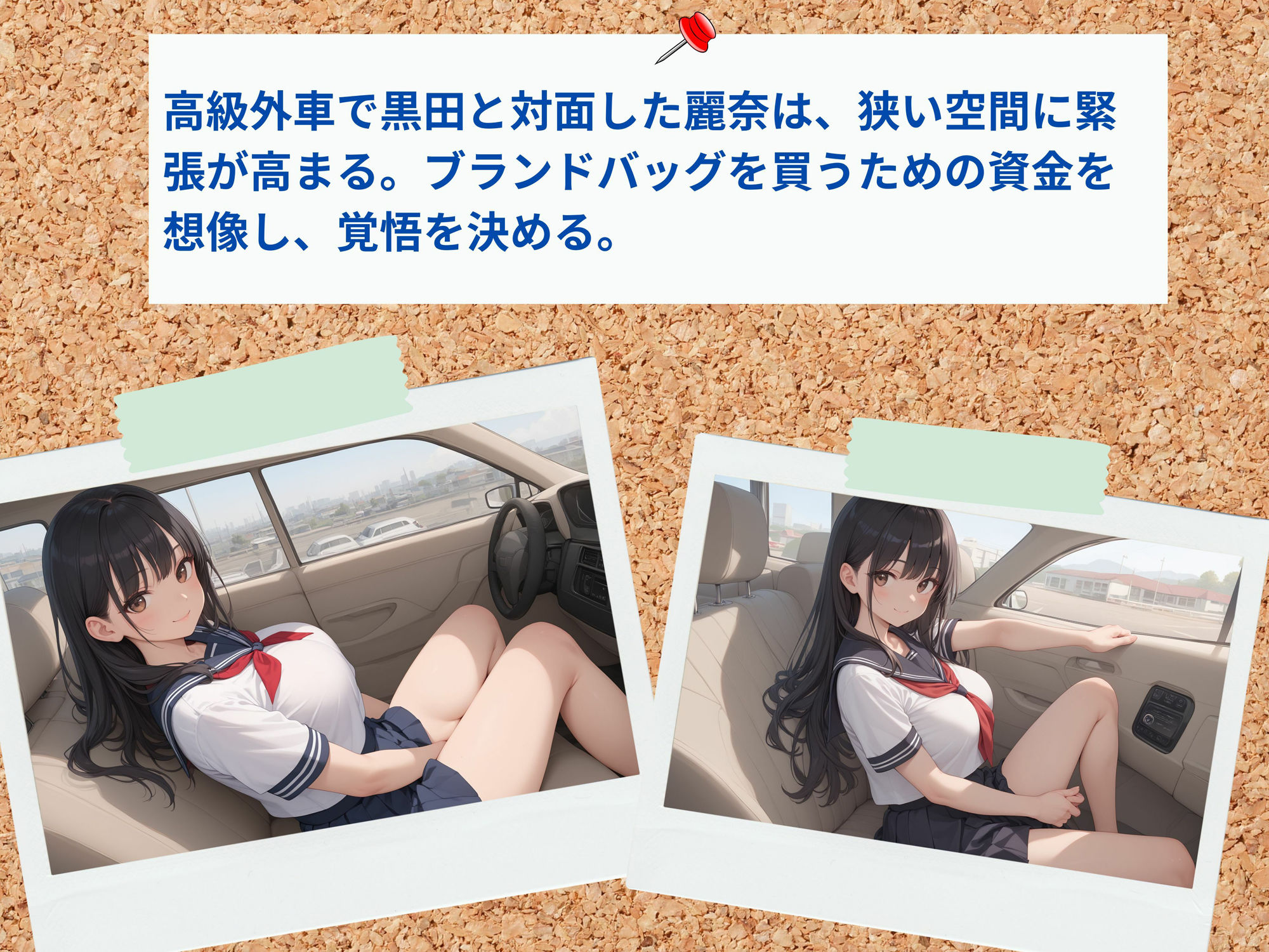 サンプル画像3:初めてのパパ活はカーセックス(パンプキンちゃん) [d_562586]