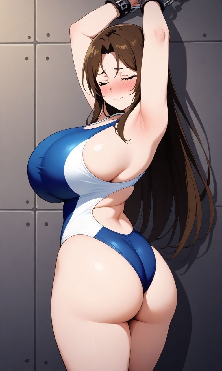 フェチコレVol.59 吊り上げ拘束された競泳水着の巨乳美女たち【総枚数250枚】 画像7