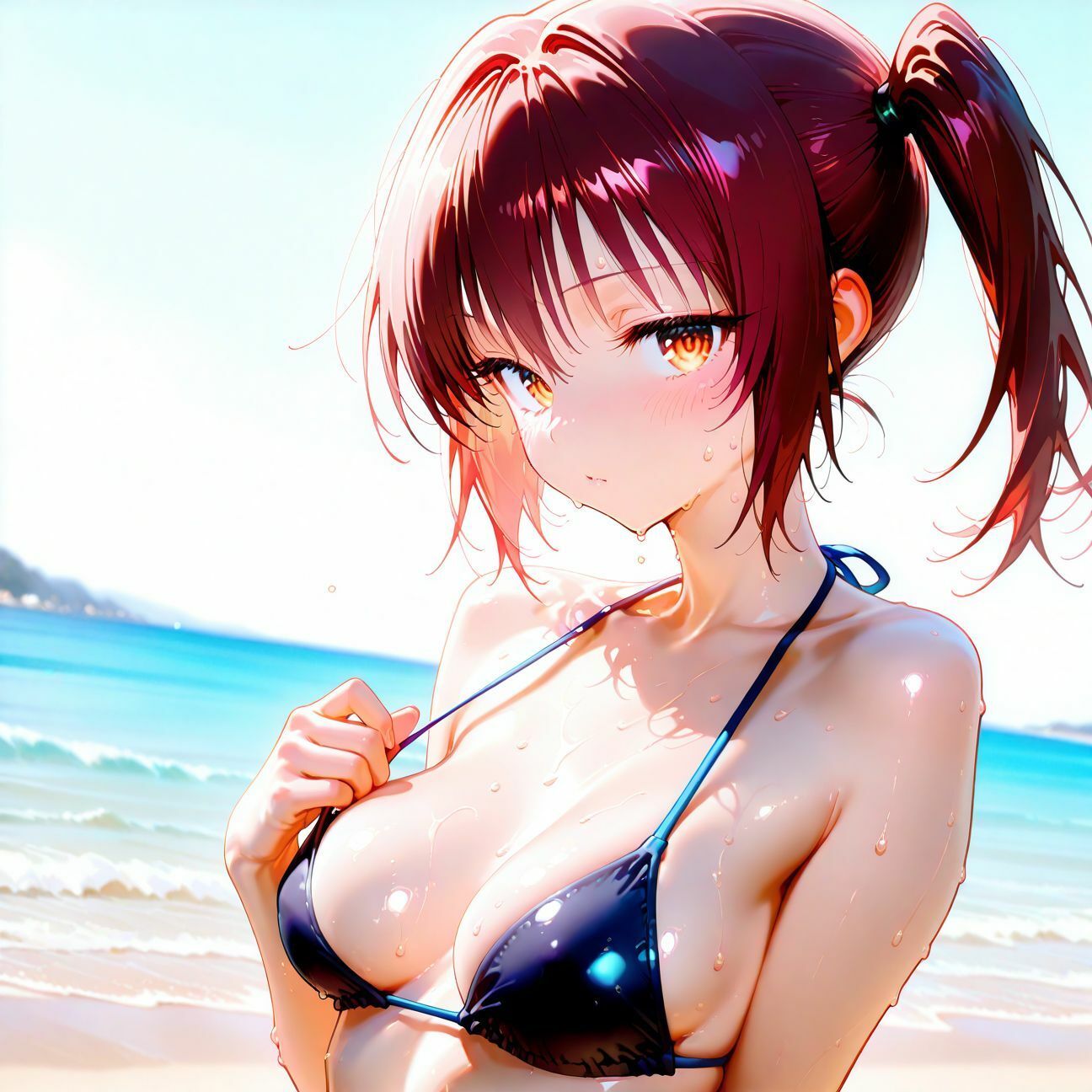 サンプル画像2:【part1】年下彼女と浜辺で濃厚イチャらぶセックス(ハレンチなわたし) [d_562690]