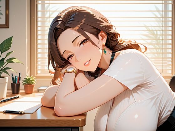 サンプル画像1:人妻不動産 内見中の旦那を寝取る性癖レディ(完熟マンゴー) [d_562694]