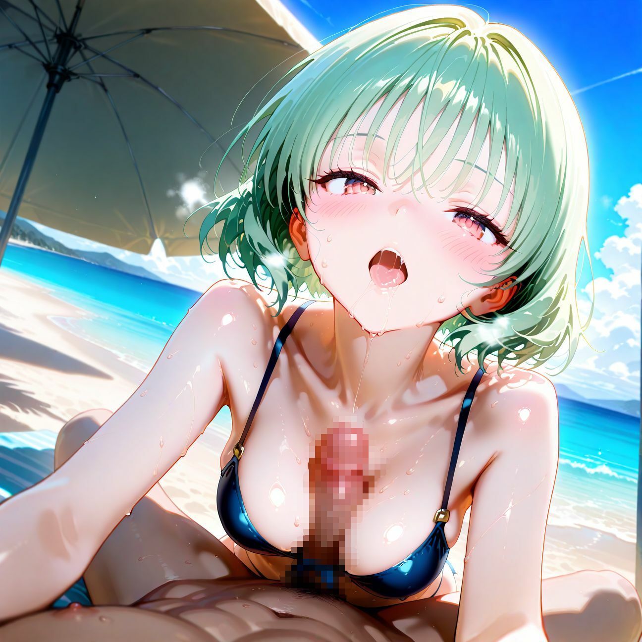 サンプル画像6:【part3】年下彼女と浜辺で濃厚イチャらぶセックス(ハレンチなわたし) [d_562702]