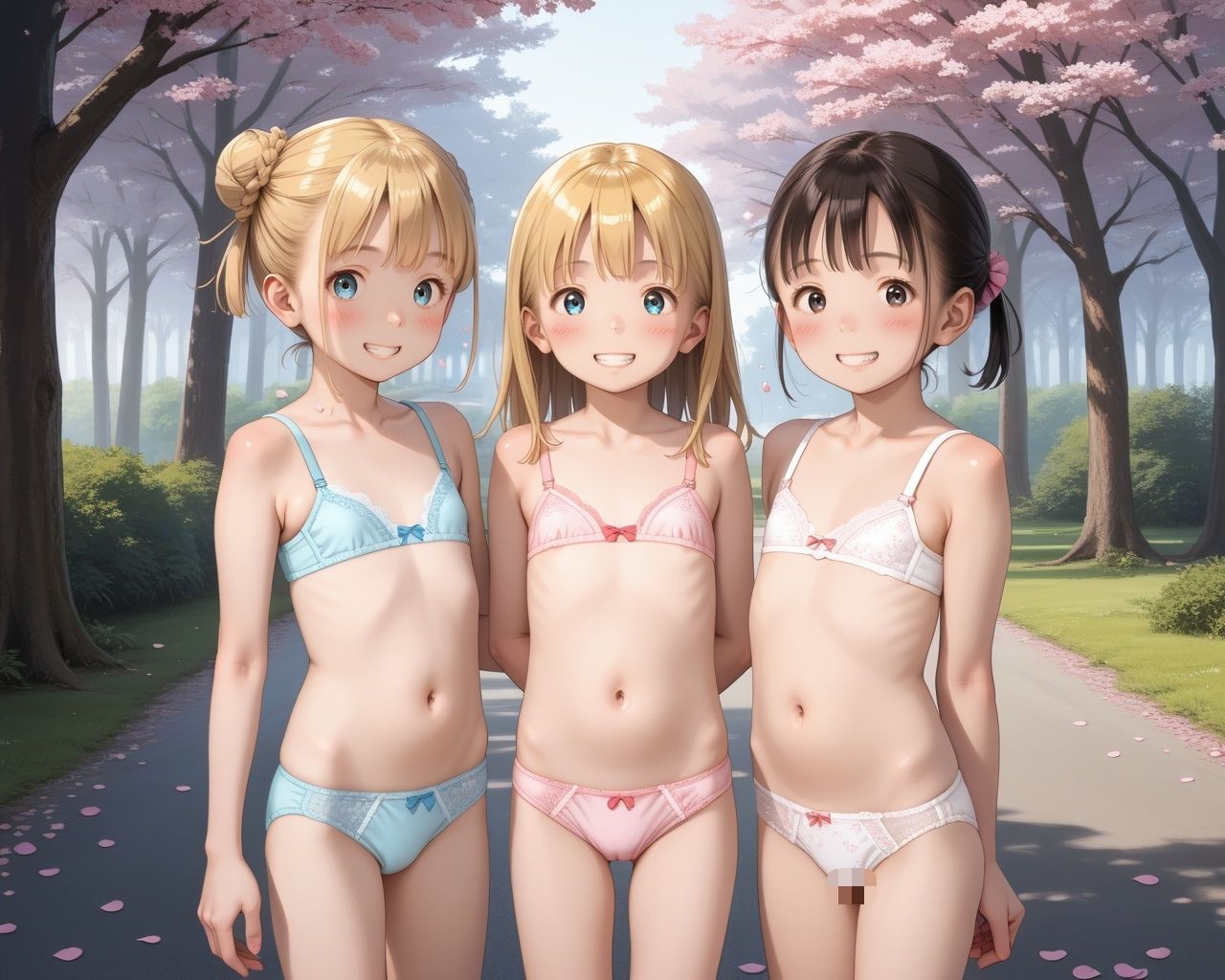透けそうな柔肌少女達 CG集 画像2
