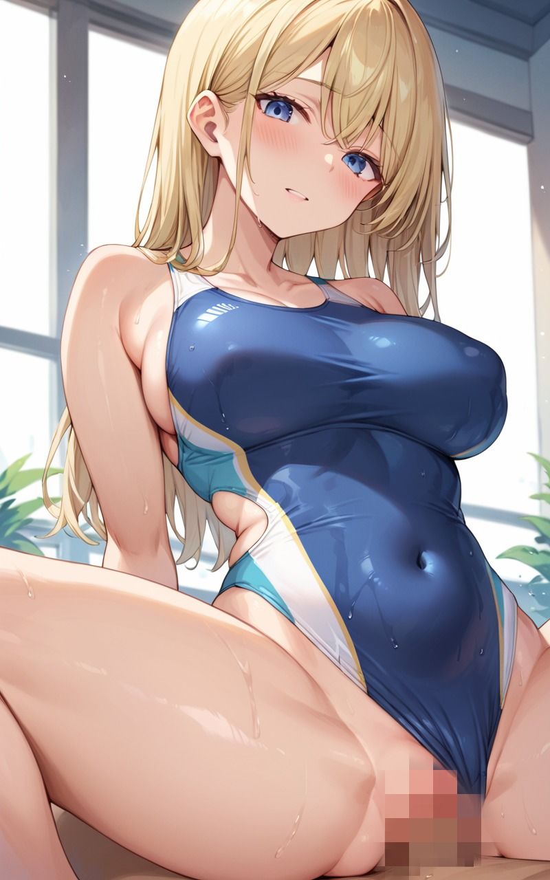金髪水泳部員とヤリまくり部内生ハメsex 画像3