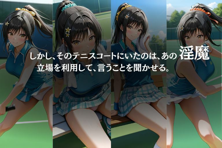 サンプル画像2:テニスコートの淫魔2(あい倶楽部) [d_562812]