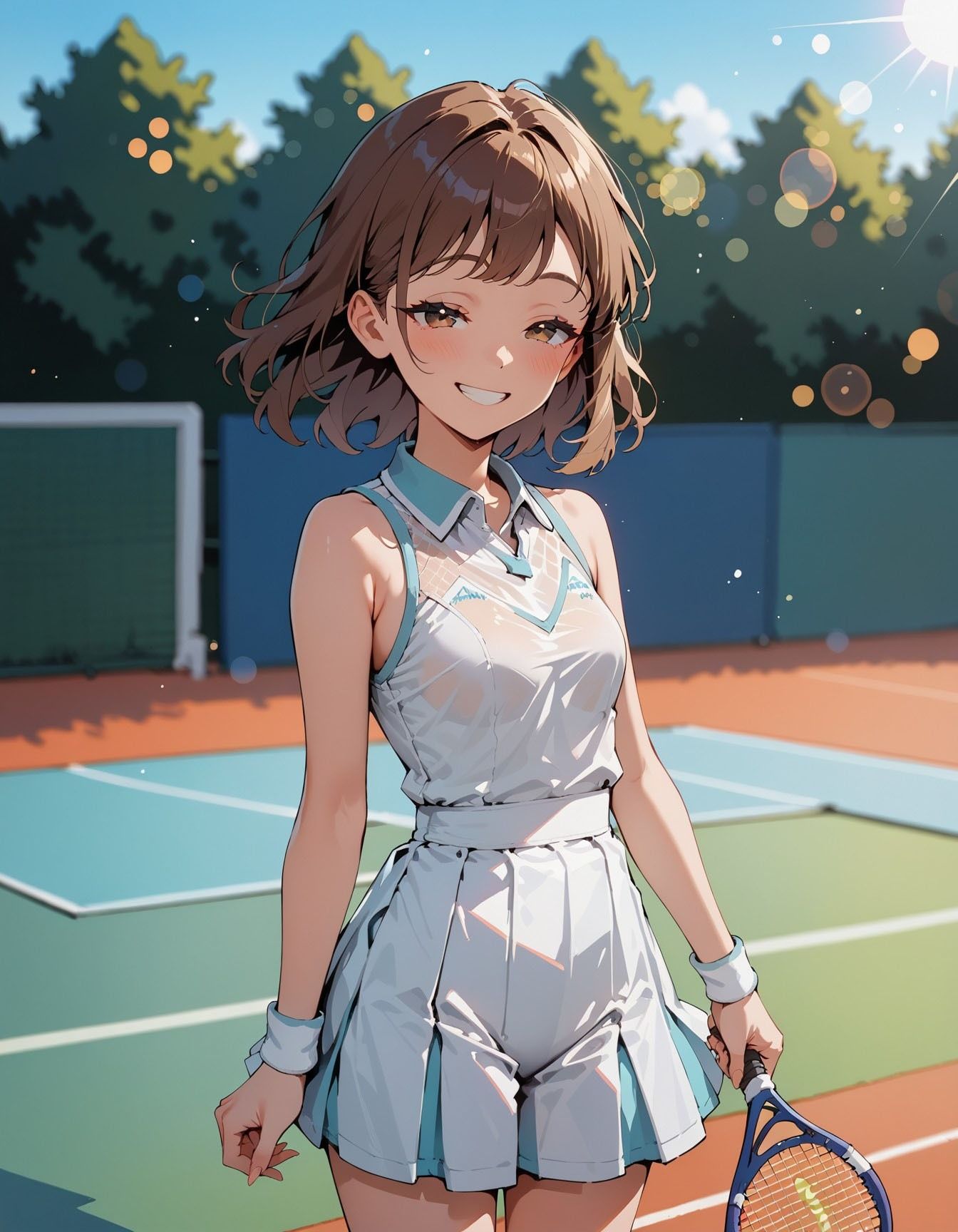 チン●大好きなテニス部員ちゃん 画像1