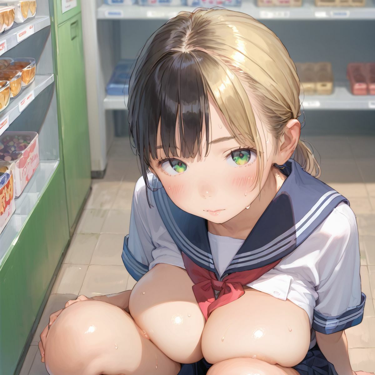 サンプル画像4:弟の万引きを庇うためにコンビニで公衆生中出しえっちをしにきた爆乳JKのお姉ちゃんがめちゃくちゃ可愛くてエロい05(みかさ屋) [d_562897]