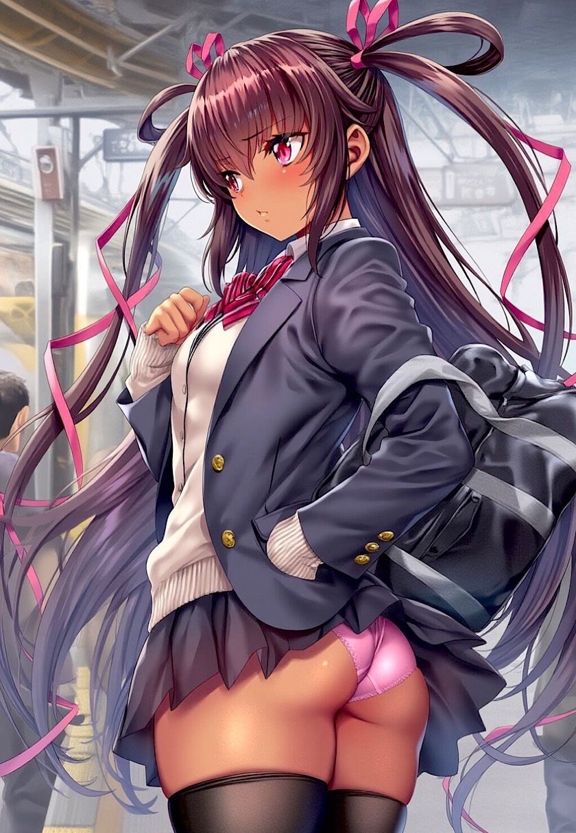 今日のおかず 対◯忍 水城 ◯キカゼ(制服)〜電車編&路地裏編〜1