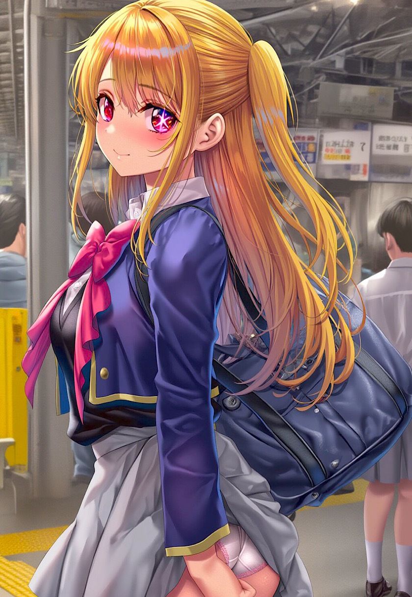 今日のおかず 推しの◯・星野◯ビー (制服)〜電車編&路地裏編〜 画像1