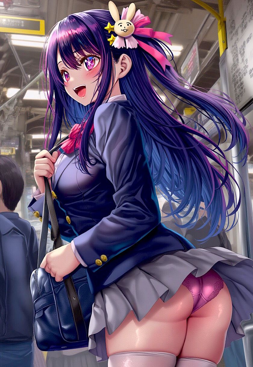 サンプル画像1:今日のおかず 推しの◯・星野◯イ （制服）〜電車編＆路地裏編〜(イラスト18区) [d_562923]