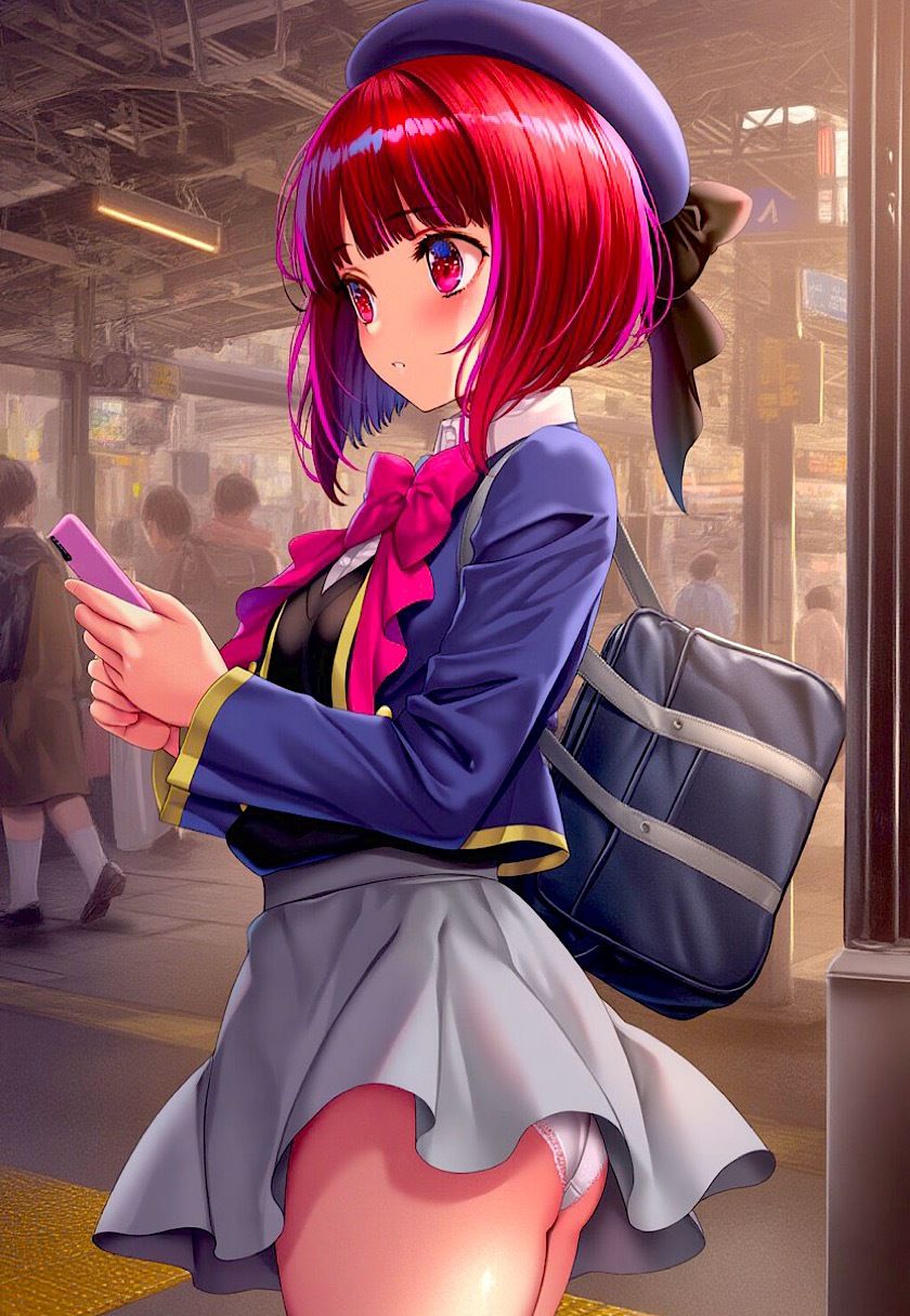 サンプル画像1:今日のおかず 推しの◯・有馬◯な （制服）〜電車編＆路地裏編〜(イラスト18区) [d_562926]