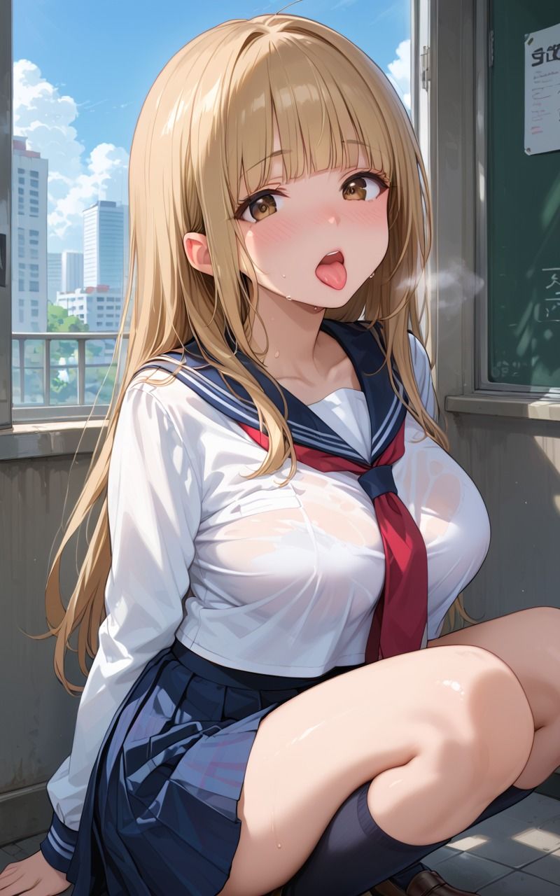 金髪ギャルと甘々えっち〜実は清楚で処女でした 画像8