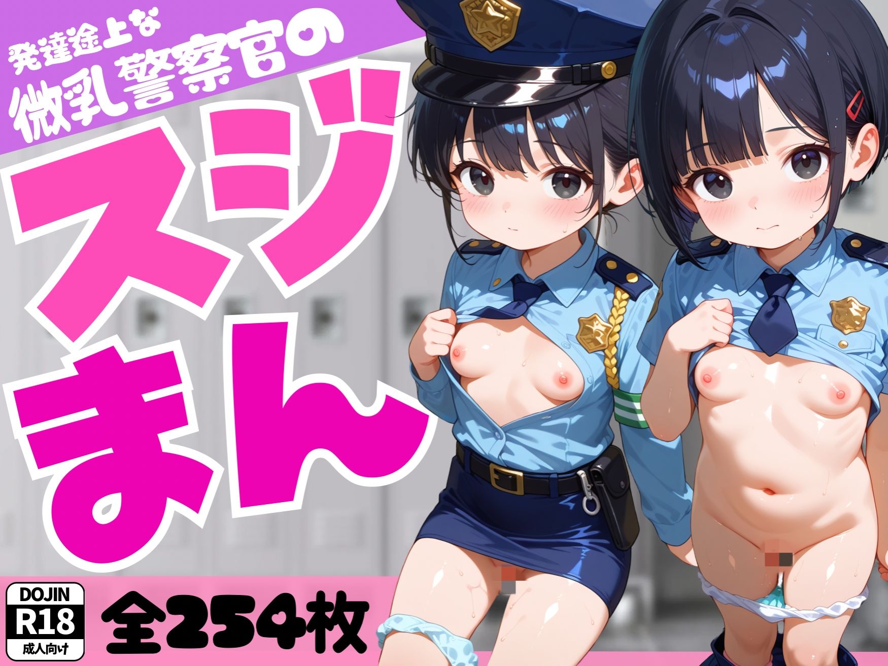 発達途上な微乳警察官のスジまん！1
