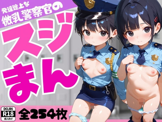 【りんりんあーと@いらすと】彼女たちのスジまん画像を最新の自動モザイクツールPROを使用し『発達途上な微乳警察官のスジまん！』