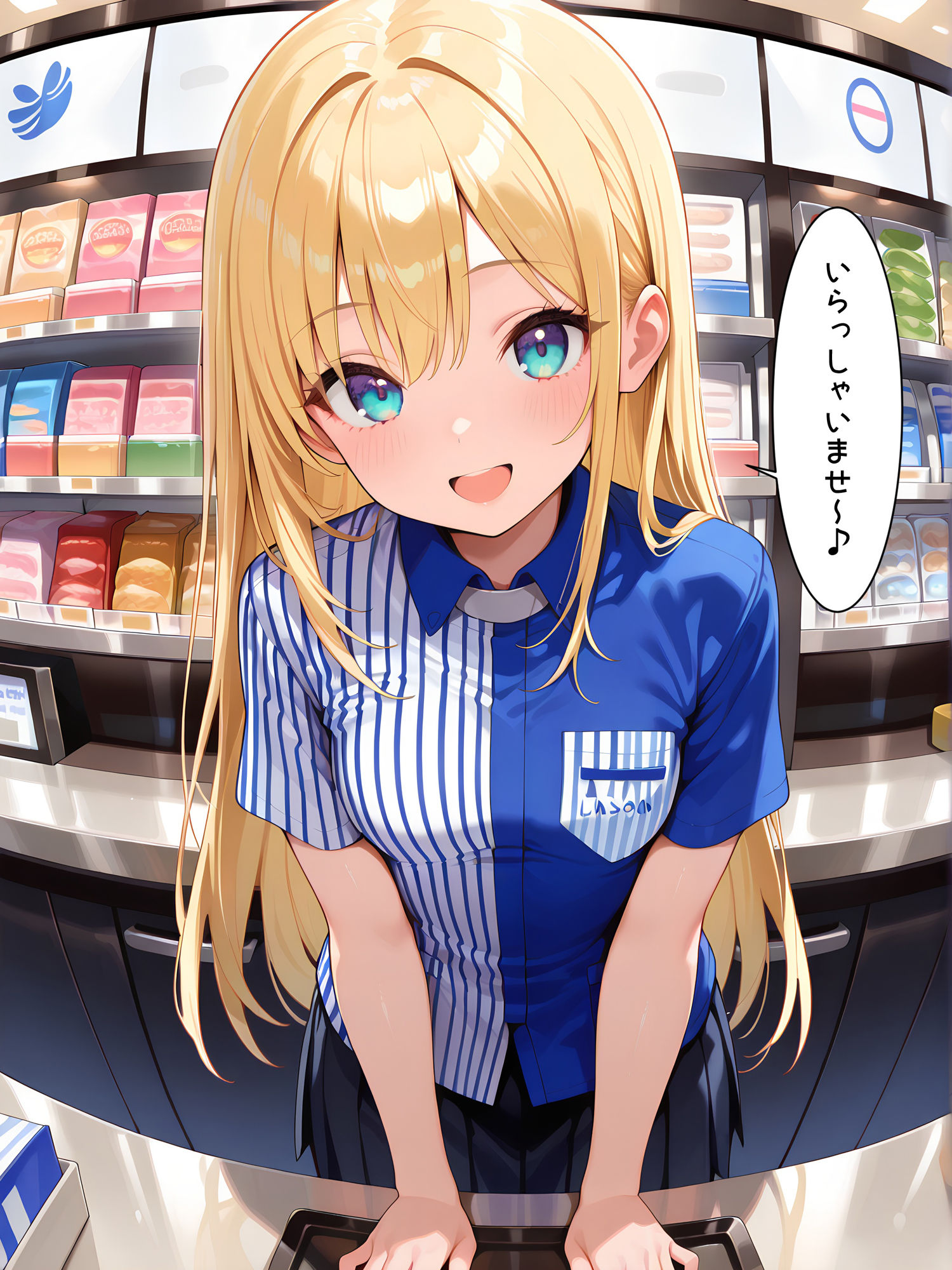 サンプル画像1:催○使ってコンビニでヤりたい放題！3(にょすらもっち) [d_563019]